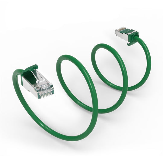 Cat8 S/FTP Ethernet Network Cable, 28AWG - Green