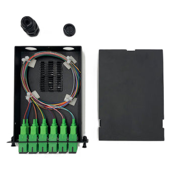 Optix America 24 Port Multimode LGX Metal Splice Cassette, Multicolored 36