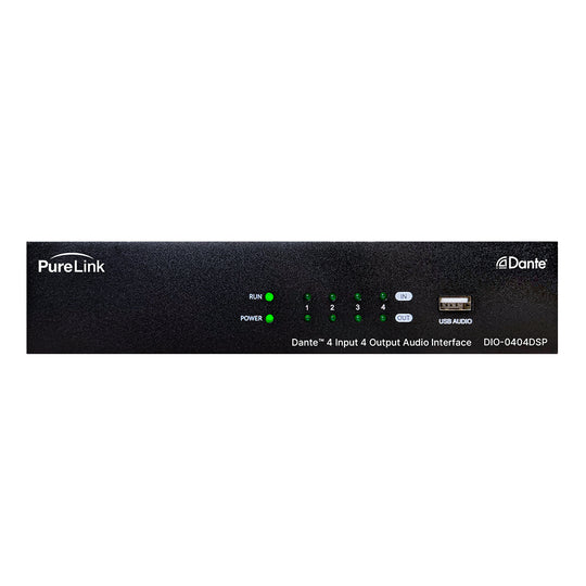 PureLink Dante 4 Input 4 Output Interface with DSP