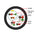 Vertical Cable Plenum- 22AWG/3Pair Shielded + 18AWG/4Conductor + 22AWG/4Conductor + 22AWG/2Conductor - Jacket Diagram