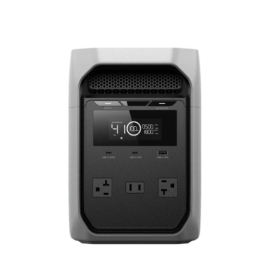 EcoFlow DELTA 3 CLASSIC Portable Power Station--Light Gray