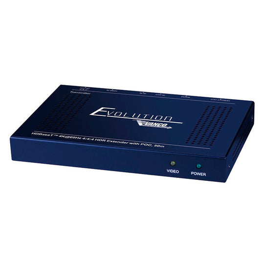 Evolution HDBaseT Slim Extender 4K/60Hz HDR 165ft/50m, HDCP2.2 1080p 230ft/70m RS-232, Bi-directional IR, PoC