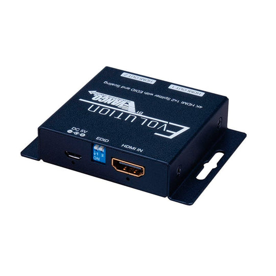 Evolution HDMI 4K Splitter 4K/60Hz HDR HDCP2.2 w/ Scaling