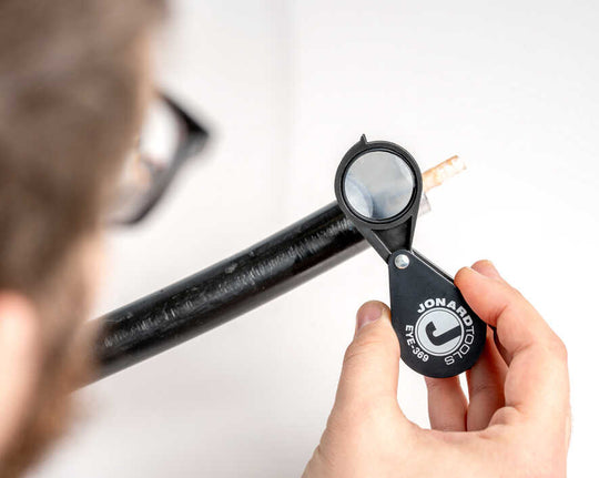 Jonard Tools Fiber Optic Eyeloop, X3, X6, X9 Magnification, EYE-369