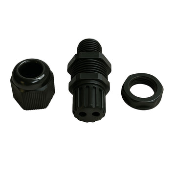 Vertical Cable Cable Gland, M16, Plastic, 2-mm–3-mm Cable O.D., Simplex