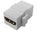 HDMI Coupler Keystone Jack, White, 4K x 2K at 60Hz