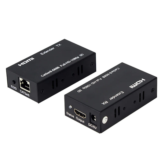 HDMI Extender over Single Cat5e / Cat6, 1080P - 60 Meter (197ft)