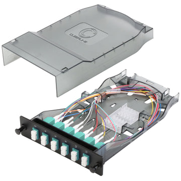 Cleerline HD Splice Cassette, Duplex, 50 µm OM3, 1m Pigtails