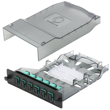 Cleerline HD Splice Cassette, Simplex, 50 µm OM3, 1m Pigtails