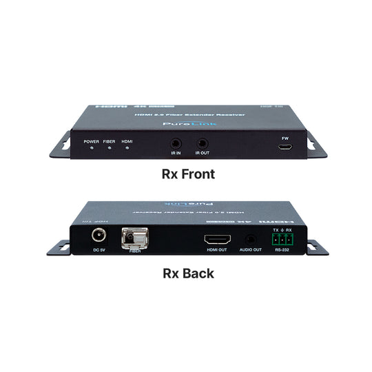 PureLink 4K60 Fiber Extender w/Loop Out and Audio Embedding/De-embedding TAA