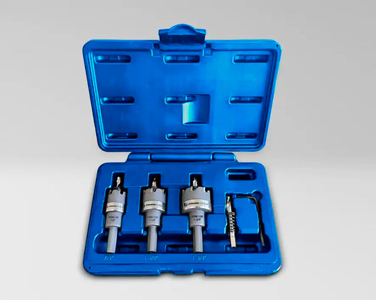 Jonard Tools 4-Piece Carbide-Tipped Hole Saw Kit, 7/8" - 1-3/8"