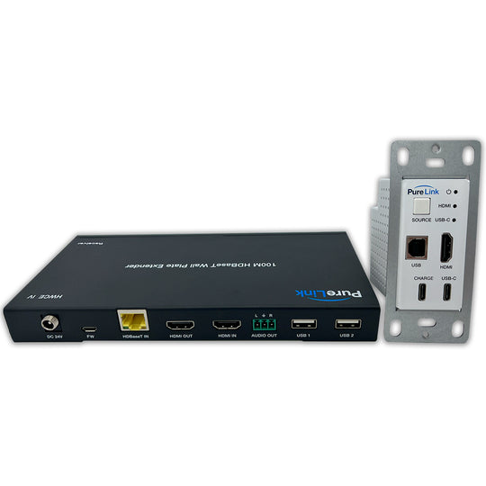PureLink 4K60 100 Meter Wallplate Extender Switching System with RX Local Auto Switching Input