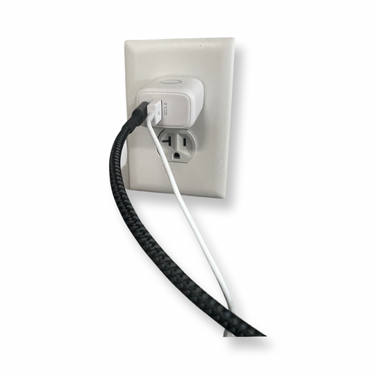 NetStrand Dual USB-A & USB-C Charger - PD 20W + Quick Charge 3.0