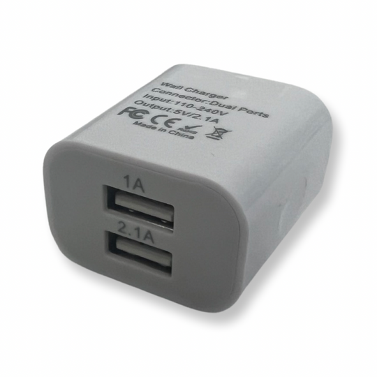 NetStrand Dual USB Charger - 2 Port Universal USB Wall Adapter