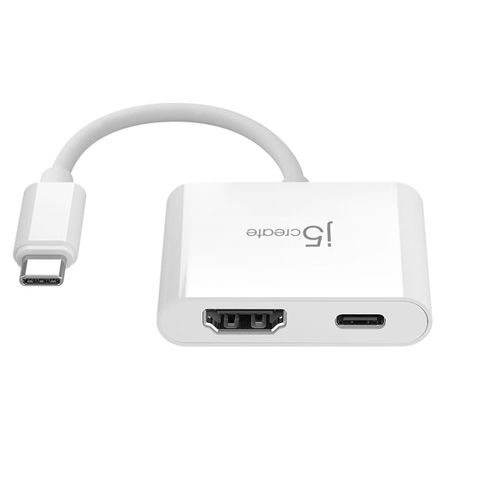 j5create USB-C® to 4K HDMI™ Adapter with Power Delivery, JCA152