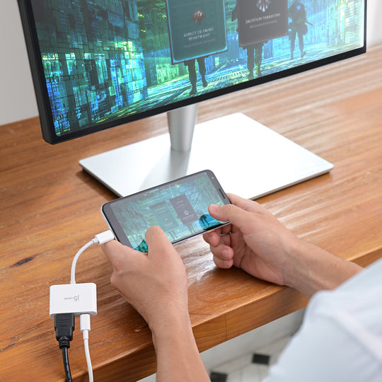 j5create USB-C® to 4K HDMI™ Adapter with Power Delivery, JCA152