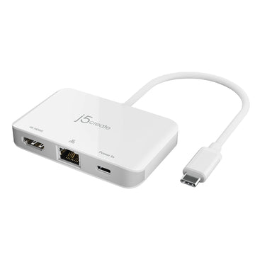 j5create USB-C® to 4K HDMI™ Ethernet Adapter, JCA351