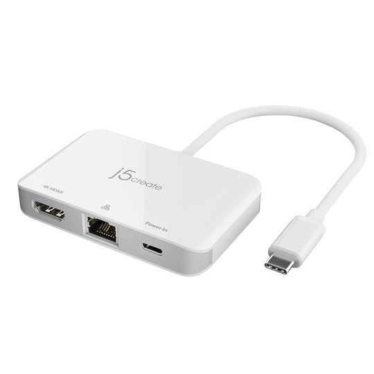 j5create USB-C® to 4K HDMI™ Ethernet Adapter, JCA351