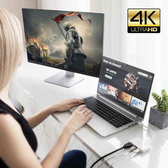 j5create USB-C® to 4K HDMI™ Ethernet Adapter, JCA351
