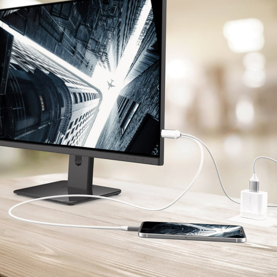 j5create USB-C® to 4K HDMI™ Cable With USB™ Type-A 5V Pass-Through, JCC154G