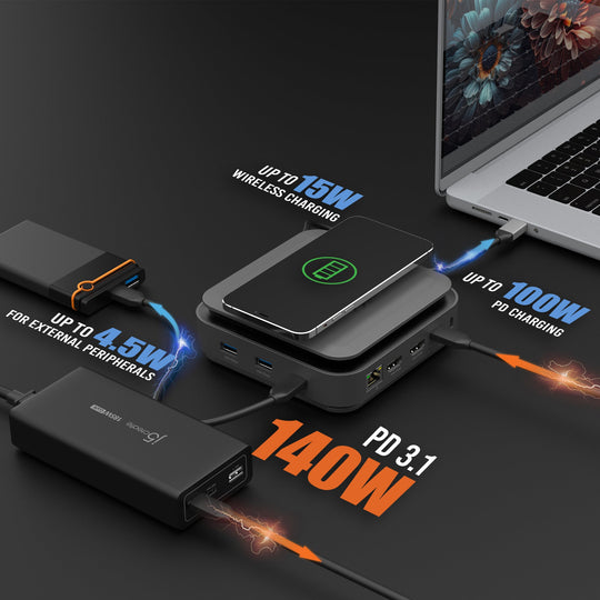 j5create USB-C® Dock Dual 4K HDMI™, JCD3199