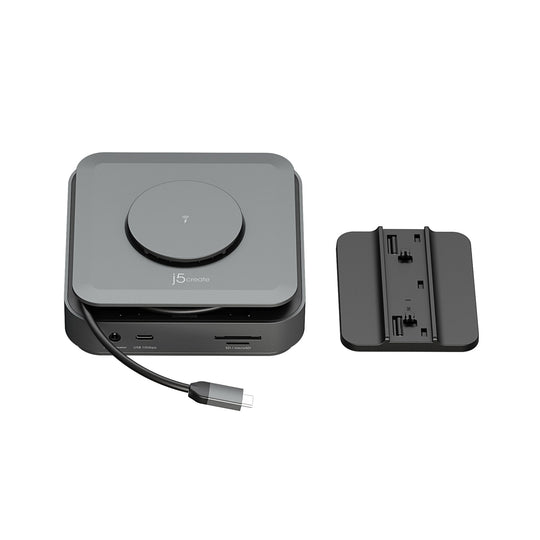 j5create USB-C® Dock Dual 4K HDMI™ with 140W GaN PD 3.1 Power Adapter, JCD3199p