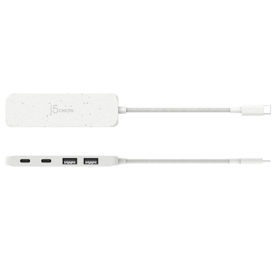 j5create Eco-Friendly USB-C® to 4-Port Type-C & Type-A Gen 2 Hub