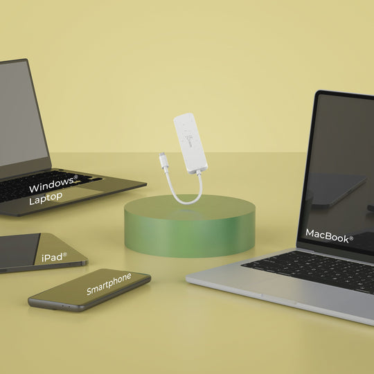 j5create Eco-Friendly USB-C® to 4-Port Type-C & Type-A Gen 2 Hub