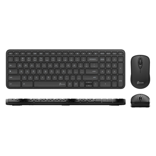 j5create Compact Wireless Keyboard and Mouse for Chrome OS™, JIKBW602