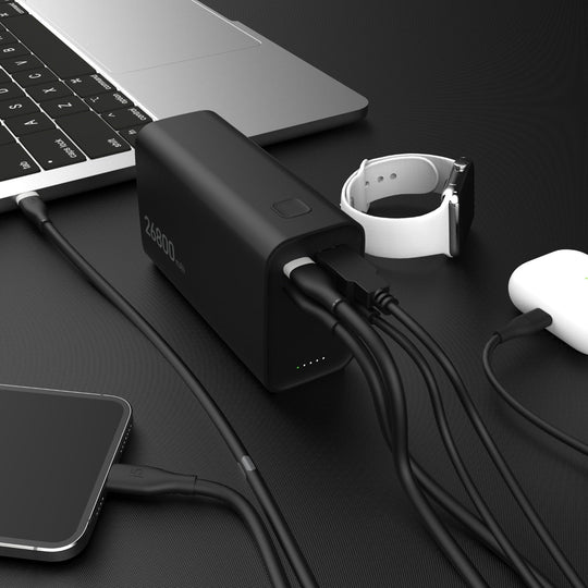 j5create 26800mAh PD 65W 4-Port Power Bank, JPB26465