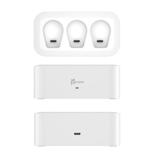 j5create USB-C® Pocket Power Bank with Charging Station, JPB5220S1A