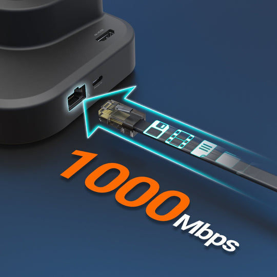 j5create Ergonomic Dual-Monitor Mount with Docking Station, JTSA302