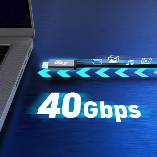 j5create USB 40Gbps 240W USB Type-C® Cable, JUC29L08