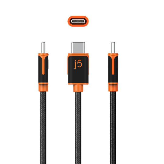 j5create USB-C® to USB-C® Sync & Charge Cable (3m / 9.8 ft.), JUCX24L30