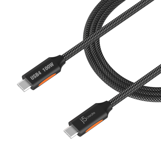 j5create USB4® 40Gbps Full-Featured USB-C® Coaxial Cable
