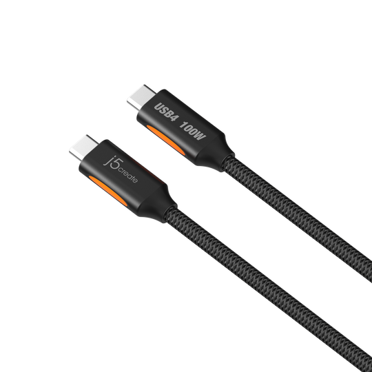 j5create USB4® 40Gbps Full-Featured USB-C® Coaxial Cable