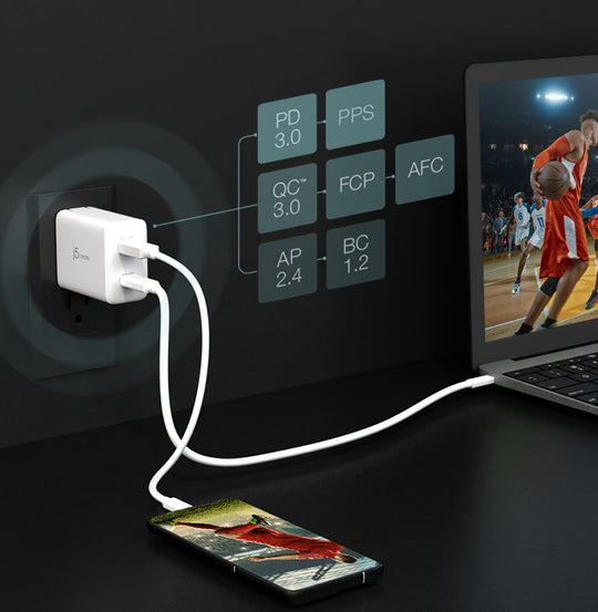 j5create 67W GaN USB-C® 2-Port Charger, JUP2367
