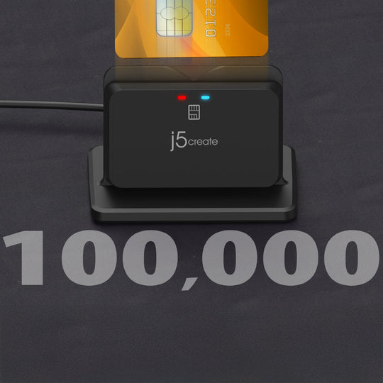 j5create USB™ Smart Card /CAC Reader Stand