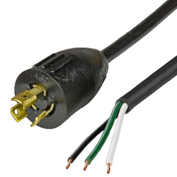 World Cord NACC Power Whip NEMA L5-15P to Open Ended 2