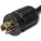 World Cord L5-15P to C13 15A 125V 14/3 SJT Power Cord - Black