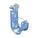 Caddy 2 Inch J-Hook with Hammer On Flange Clip, Swivel