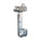 Caddy 3/4 Inch J-Hook with Hammer On Flange Clip, Swivel