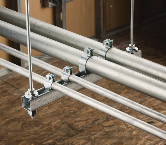 Caddy Sn Flanged Nut, 3/8" Rod