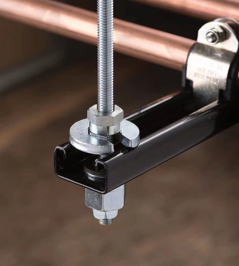 Caddy Sn Flanged Nut, 3/8" Rod