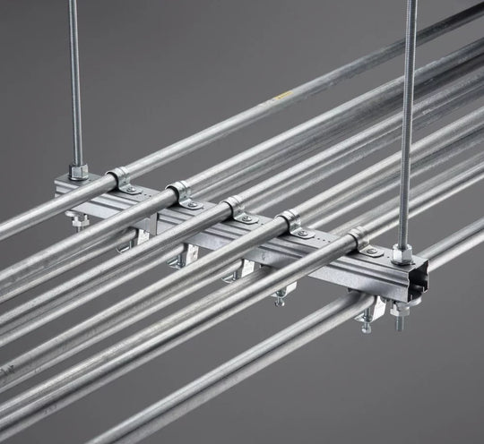 Caddy Sn Flanged Nut, 3/8" Rod