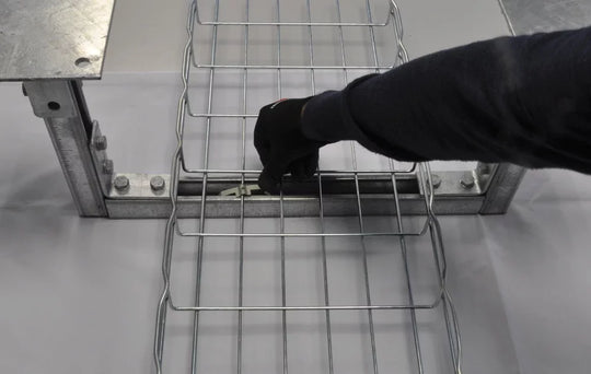 Caddy Wire Basket Tray Clip, 3/16"-5/16" Wire