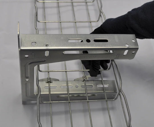 Caddy Wire Basket Tray Clip, 3/16"-5/16" Wire