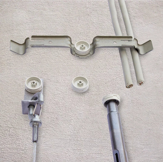 Caddy Metal Pressure Clip, 10 Cable, 0.28" Hole