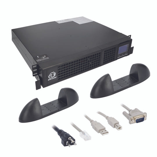 Big Dog 1000VA Online UPS 8-Outlets Pure Sine Wave - 2U