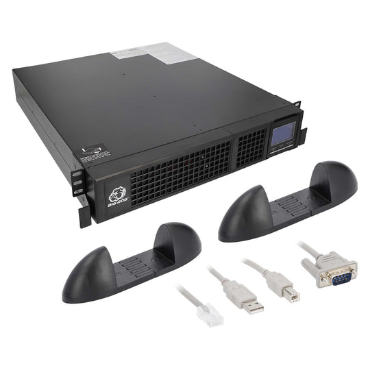 Big Dog 2000VA Online UPS, 8-Outlets, Pure Sine Wave - 2U